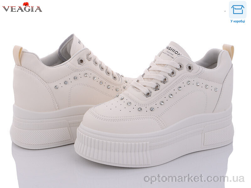 Купить Кросівки жіночі F919-3 Veagia бежевий, фото 1