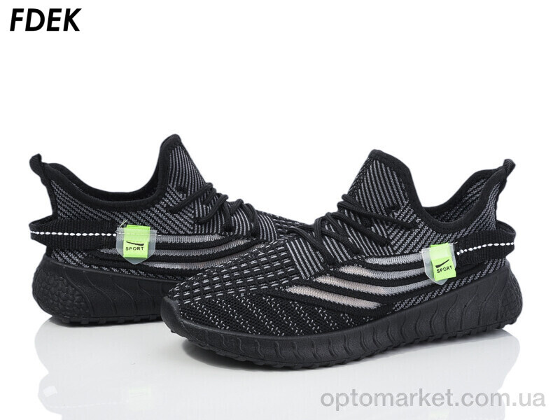 Купить Кросівки унісекс F9223-1 Fdek чорний, фото 1