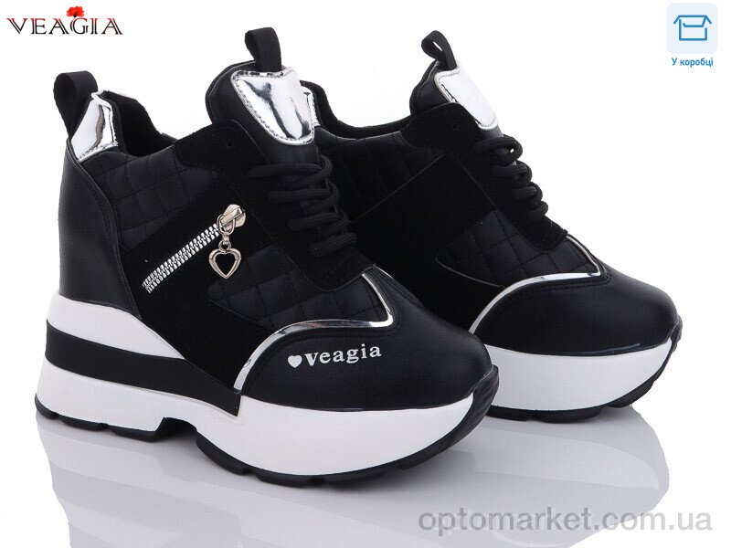 Купить Кросівки жіночі F930-1 Veagia чорний, фото 1