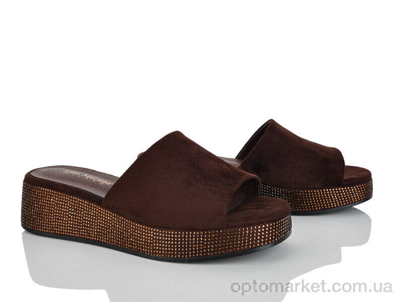 Купить Шльопанці жіночі F966-13L Lino Marano коричневий, фото 1