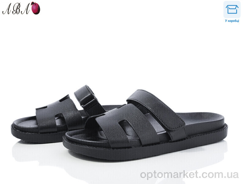 Купить Шльопанці жіночі F9ABA02-17 L&M чорний, фото 1