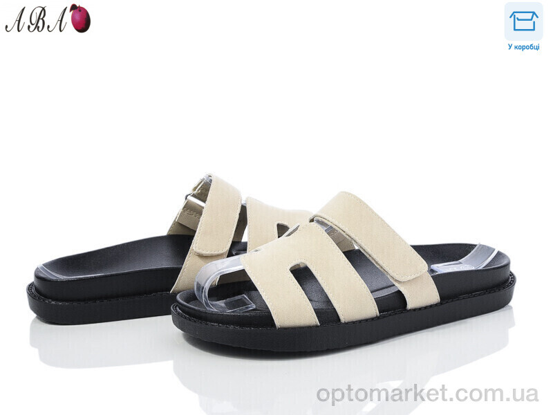 Купить Шльопанці жіночі F9ABA02-2 L&M бежевий, фото 1