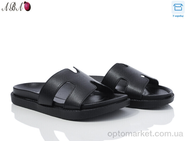 Купить Шльопанці жіночі F9ABA03-2 L&M чорний, фото 1