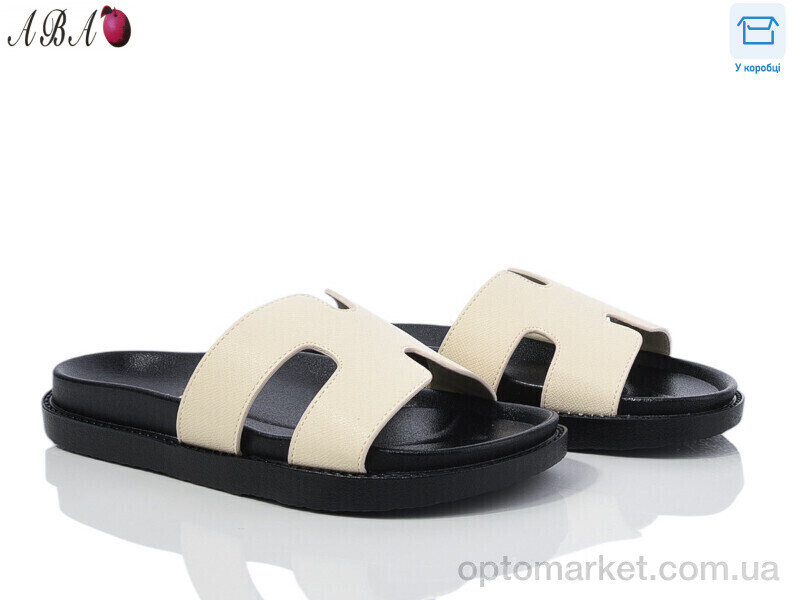 Купить Шльопанці жіночі F9ABA03-3 L&M бежевий, фото 1