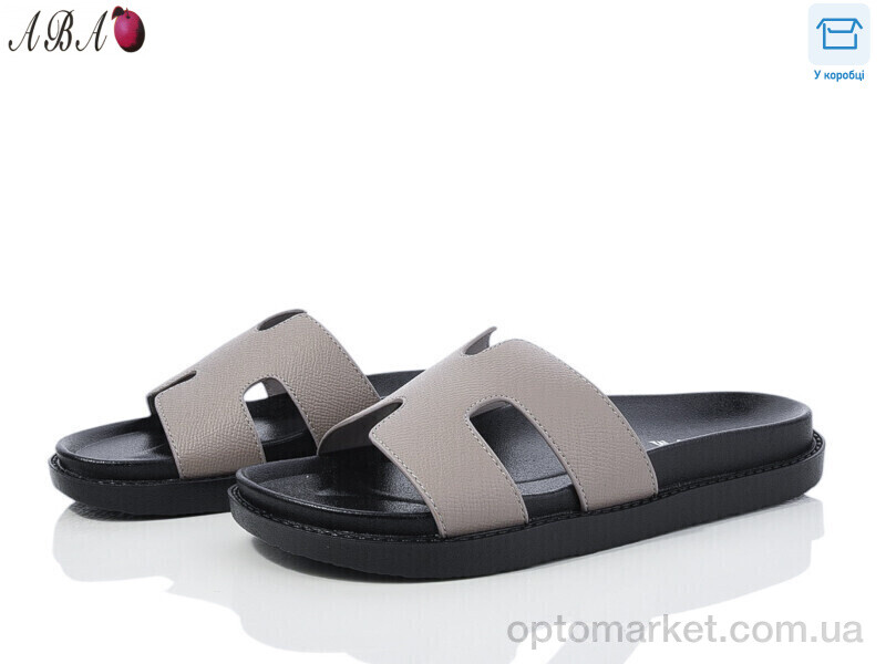 Купить Шльопанці жіночі F9ABA03-4 L&M сірий, фото 1