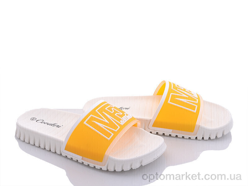 Купить Шльопанці жіночі FB21303-2 Covaleri жовтий, фото 1