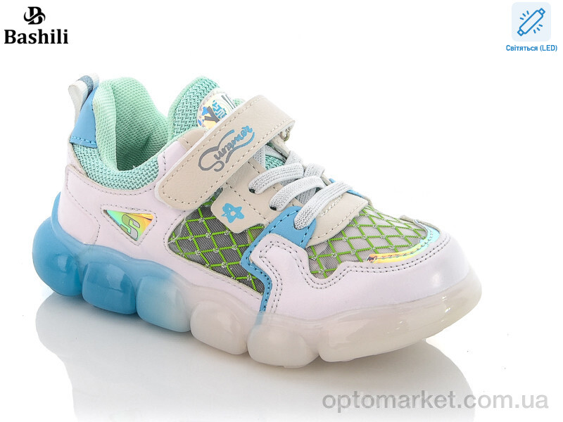 Купить Кросівки дитячі FB381-6 LED Башили рожевий, фото 1