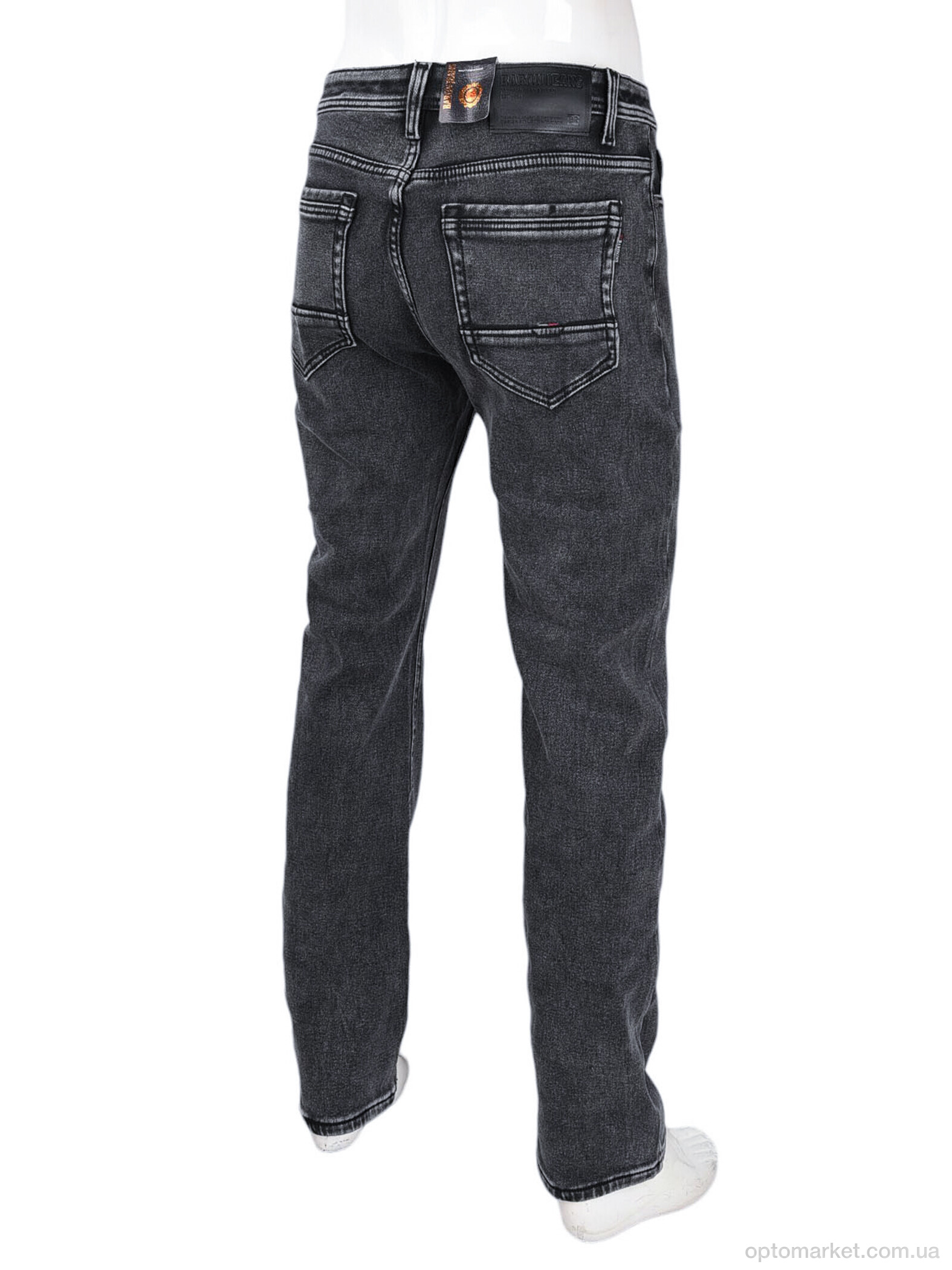 Купить Джинси чоловічі FBR9280 фліс Baron сірий, фото 2