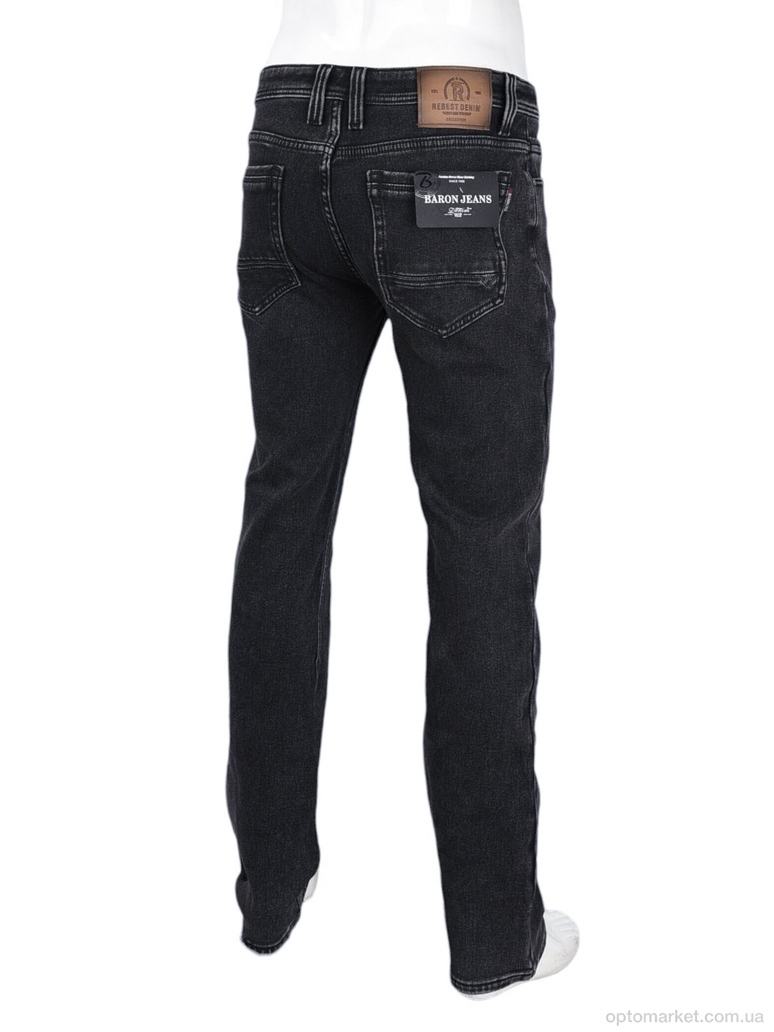 Купить Джинси чоловічі FBR9284 фліс Baronjns сірий, фото 2