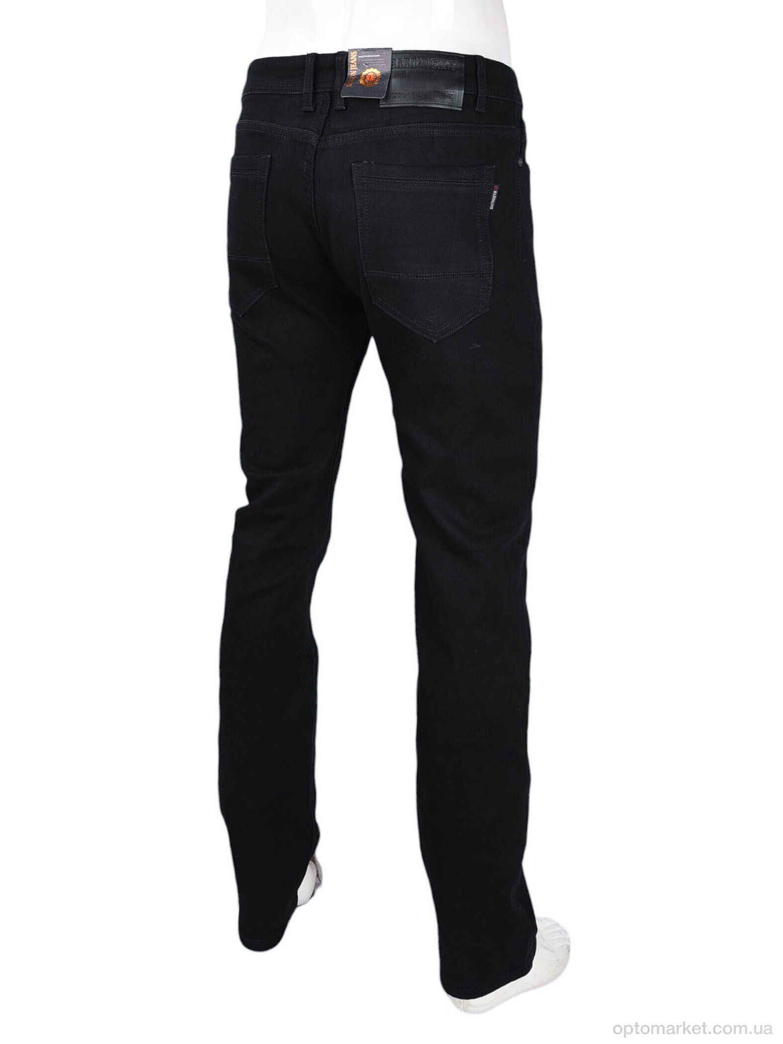 Купить Джинси чоловічі FBR9286 фліс Baron чорний, фото 2