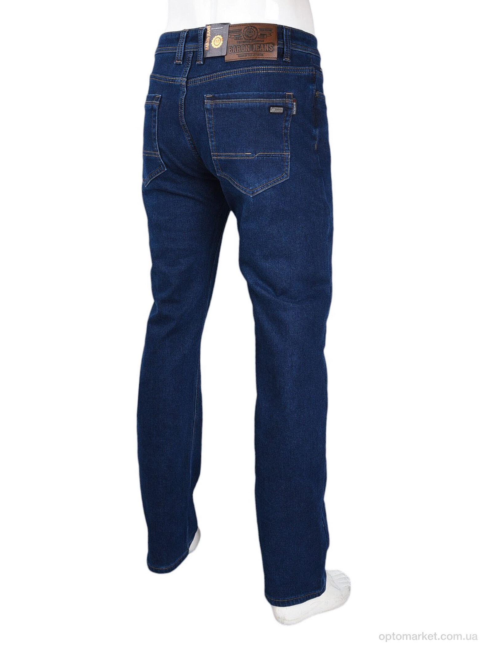 Купить Джинси чоловічі FBR9292 фліс Baron синій, фото 2