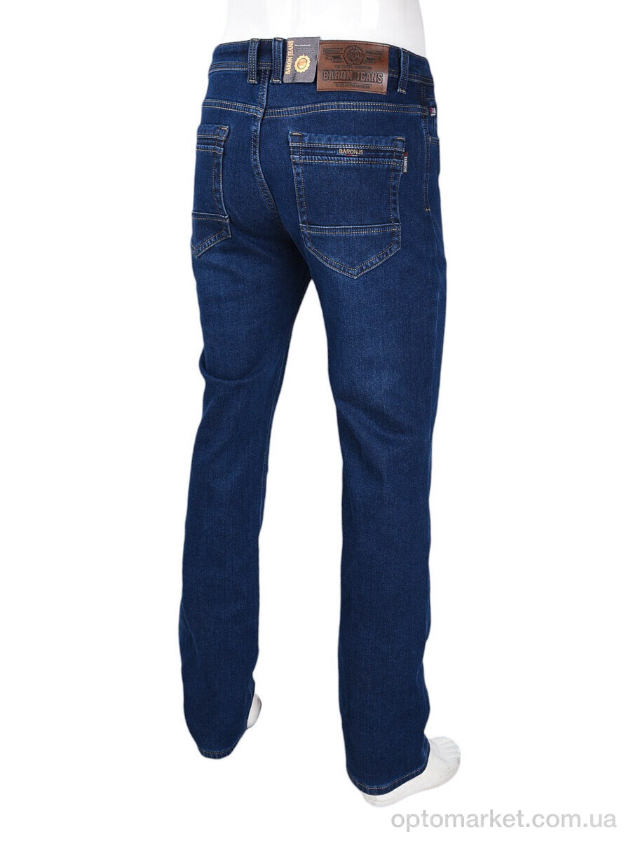 Купить Джинси чоловічі FBR9293 фліс Baronjns синій, фото 2