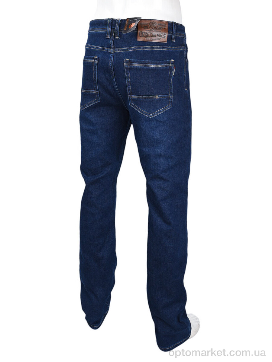 Купить Джинси чоловічі FBR9295 фліс Baronjns синій, фото 2