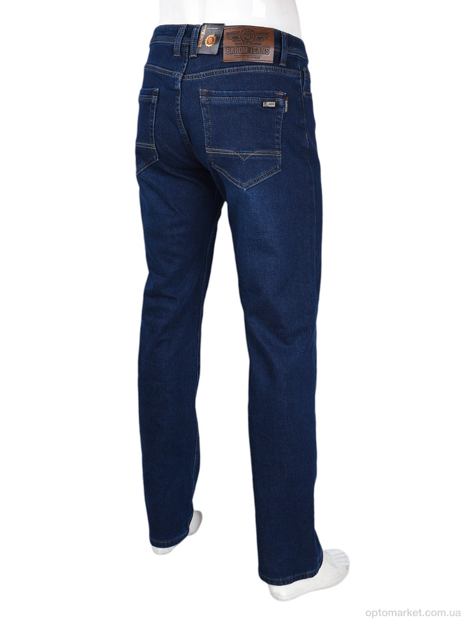 Купить Джинси чоловічі FBR9299 фліс Baron синій, фото 2