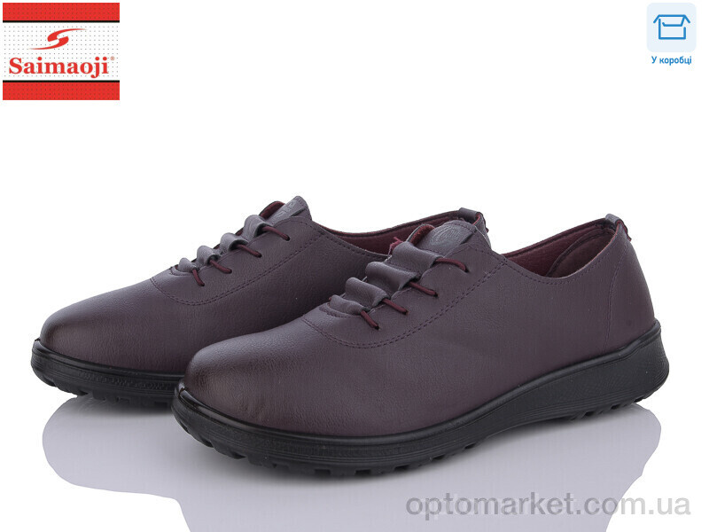 Купить Туфлі жіночі FC12-10 Saimaoji бордовий, фото 1
