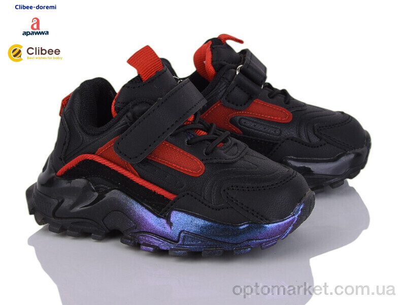 Купить Кросівки дитячі FC78-1 black-red Clibee чорний, фото 1