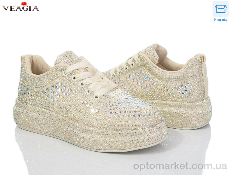 Купить Кросівки жіночі FD13-5 Veagia бежевий, фото 1