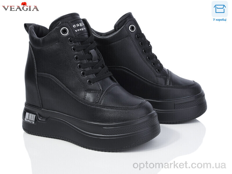 Купить Черевики жіночі FD28-1 Veagia чорний, фото 1