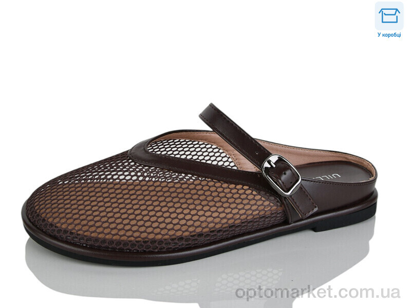 Купить Шльопанці жіночі FESD03-5 Uillirry коричневий, фото 1