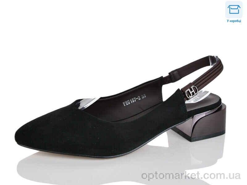 Купить Туфлі жіночі FEU157-2 Uillirry чорний, фото 1