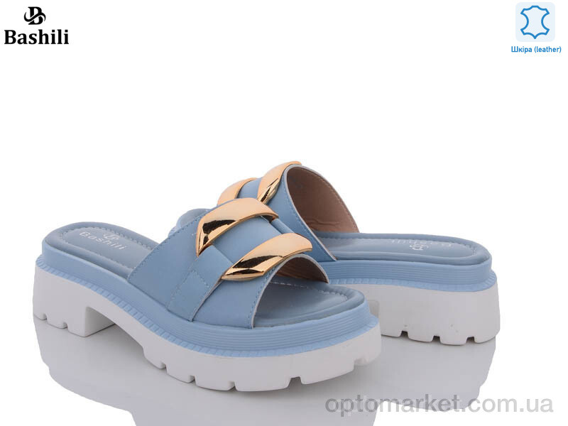 Купить Шльопанці жіночі FFF68-6 Башили блакитний, фото 1