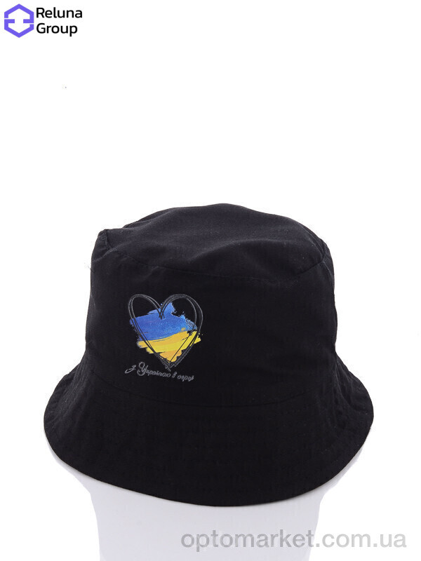 Купить Панама унісекс FG003-3 black Reluna Group чорний, фото 1