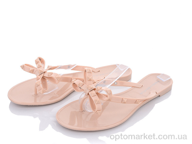 Купить Шльопанці жіночі FG518 Teetspace бежевий, фото 1