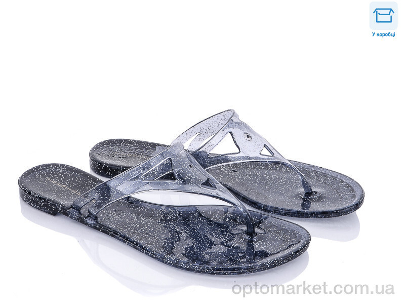 Купить Шльопанці жіночі FG555 Teetspace чорний, фото 1