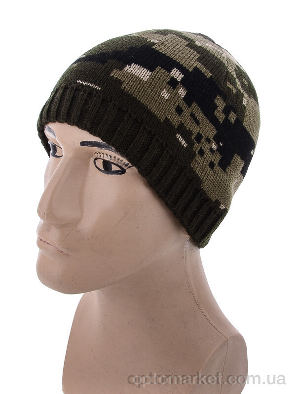 Купить Шапка чоловічі FH66 khaki двойнная Red Hat зелений, фото 1