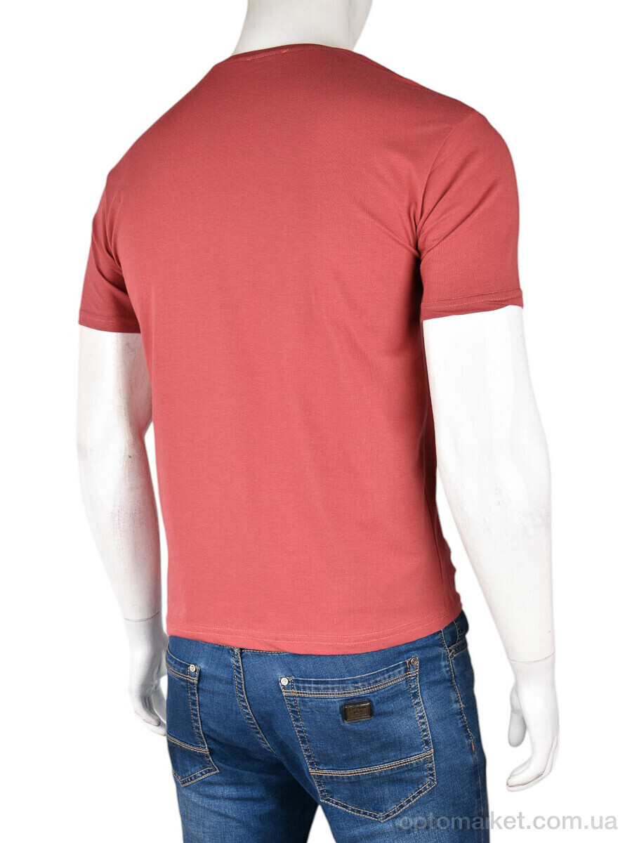 Купить Футболка чоловічі FM-4 (10961) bordo Elite Life бордовий, фото 2