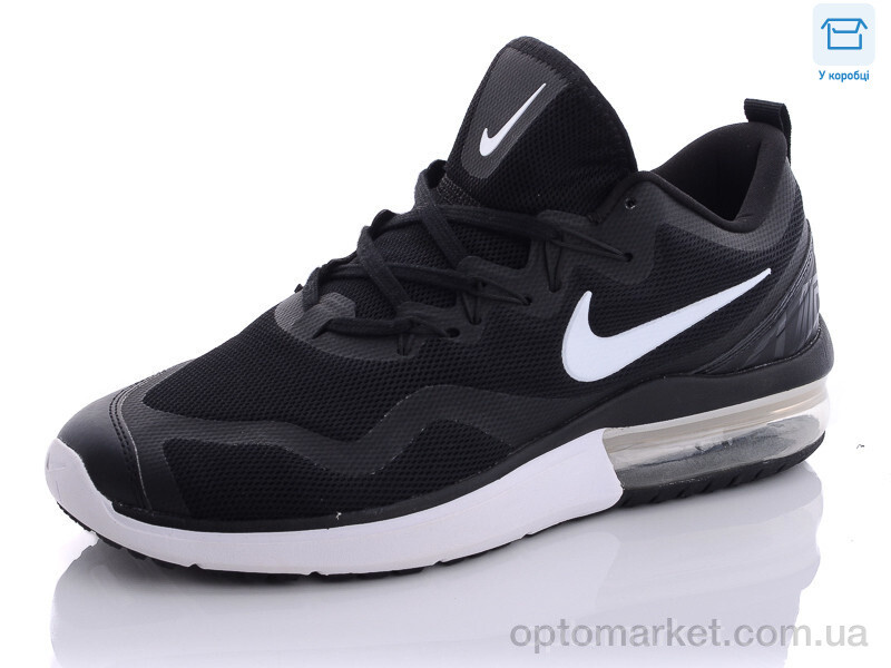 Купить Кросівки чоловічі FQ1 черно-белый Nike чорний, фото 1