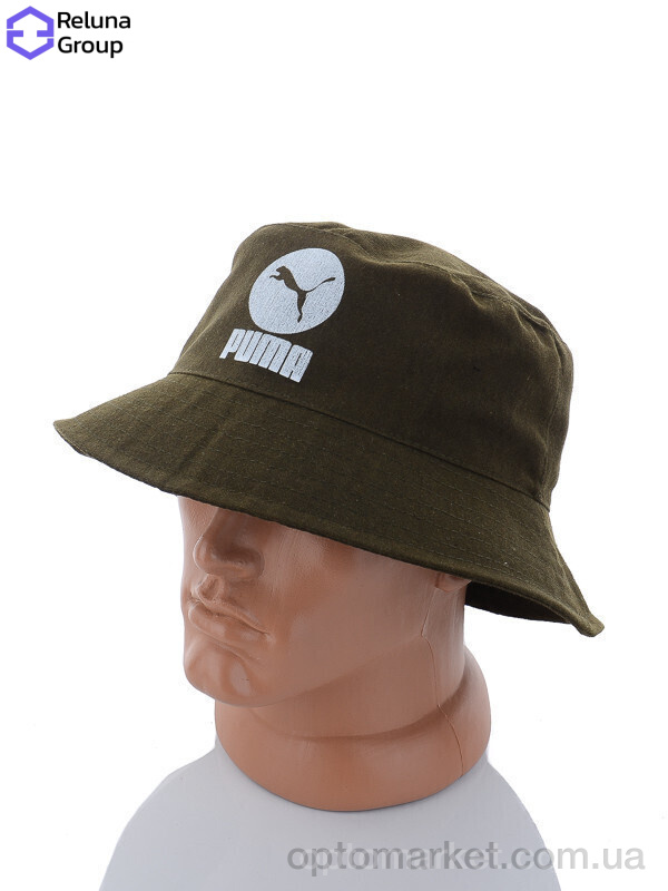 Купить Панама чоловічі FR006-1 khaki P.ma хакі, фото 2