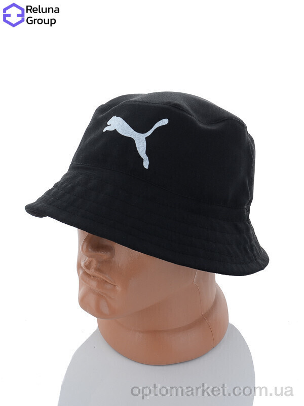 Купить Панама чоловічі FR007-2 black P.ma чорний, фото 2