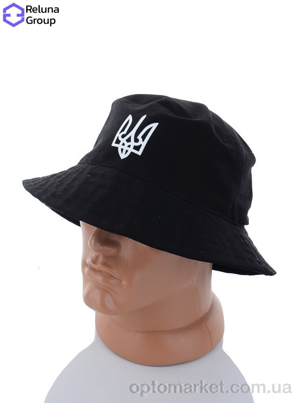 Купить Панама чоловічі FR011-1 black Reluna Group чорний, фото 1