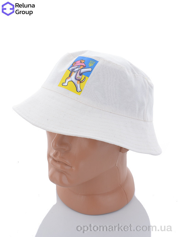 Купить Панама чоловічі FR015-1 white Reluna Group білий, фото 1