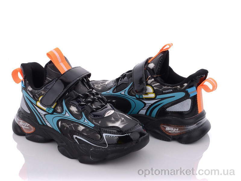 Купить Кросівки дитячі FS5508A Alemy Kids чорний, фото 1