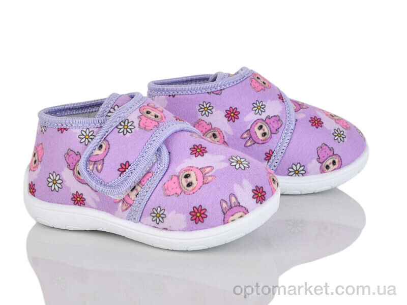 Купить Капці дитячі FT001-1 violet Soylu фіолетовий, фото 1