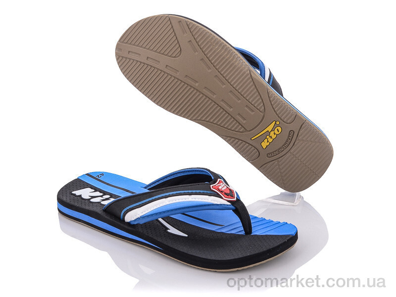 Купить Шльопанці чоловічі FTGM9275 d.blue Kito синій, фото 1