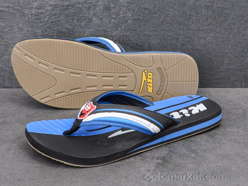 Купить Шльопанці чоловічі FTGM9275 d.blue Kito синій, фото 2