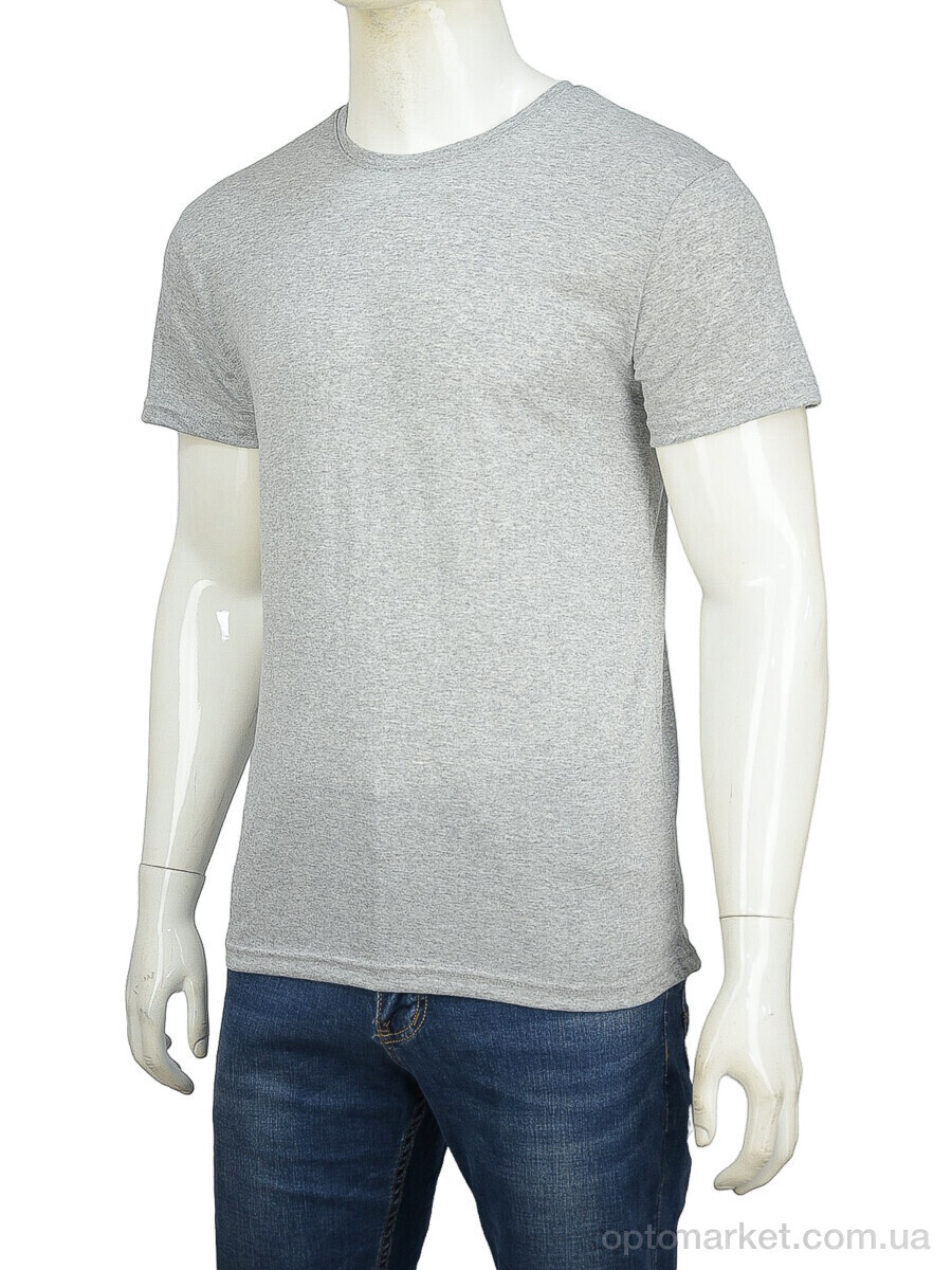 Купить Футболка чоловічі Футболка Х/Б 004-1 grey Banko сірий, фото 1