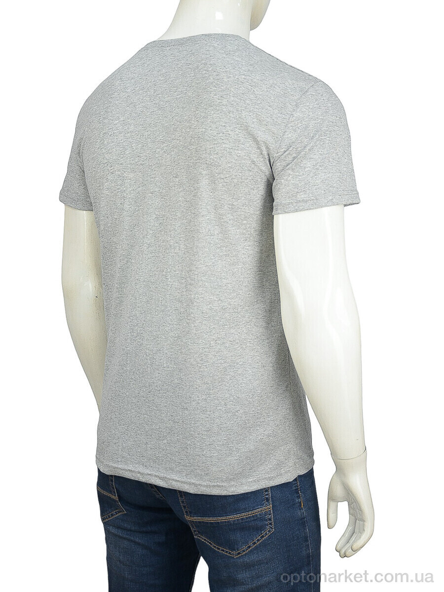 Купить Футболка чоловічі Футболка Х/Б 004-1 grey Banko сірий, фото 2