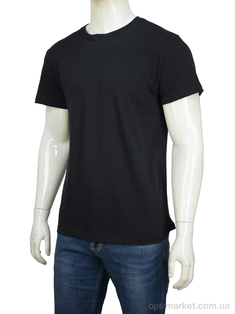 Купить Футболка чоловічі Футболка Х/Б 004-2 black Banko чорний, фото 1