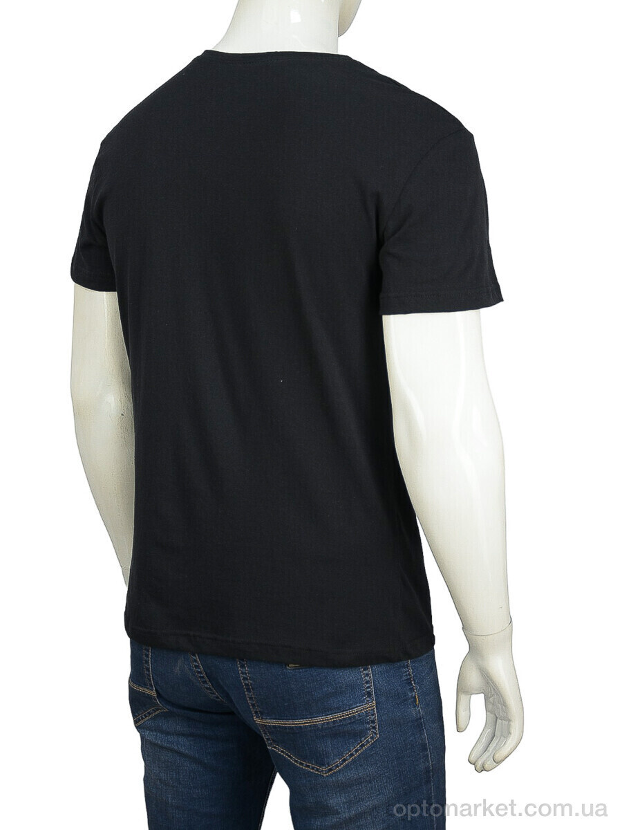Купить Футболка чоловічі Футболка Х/Б 004-2 black Banko чорний, фото 2