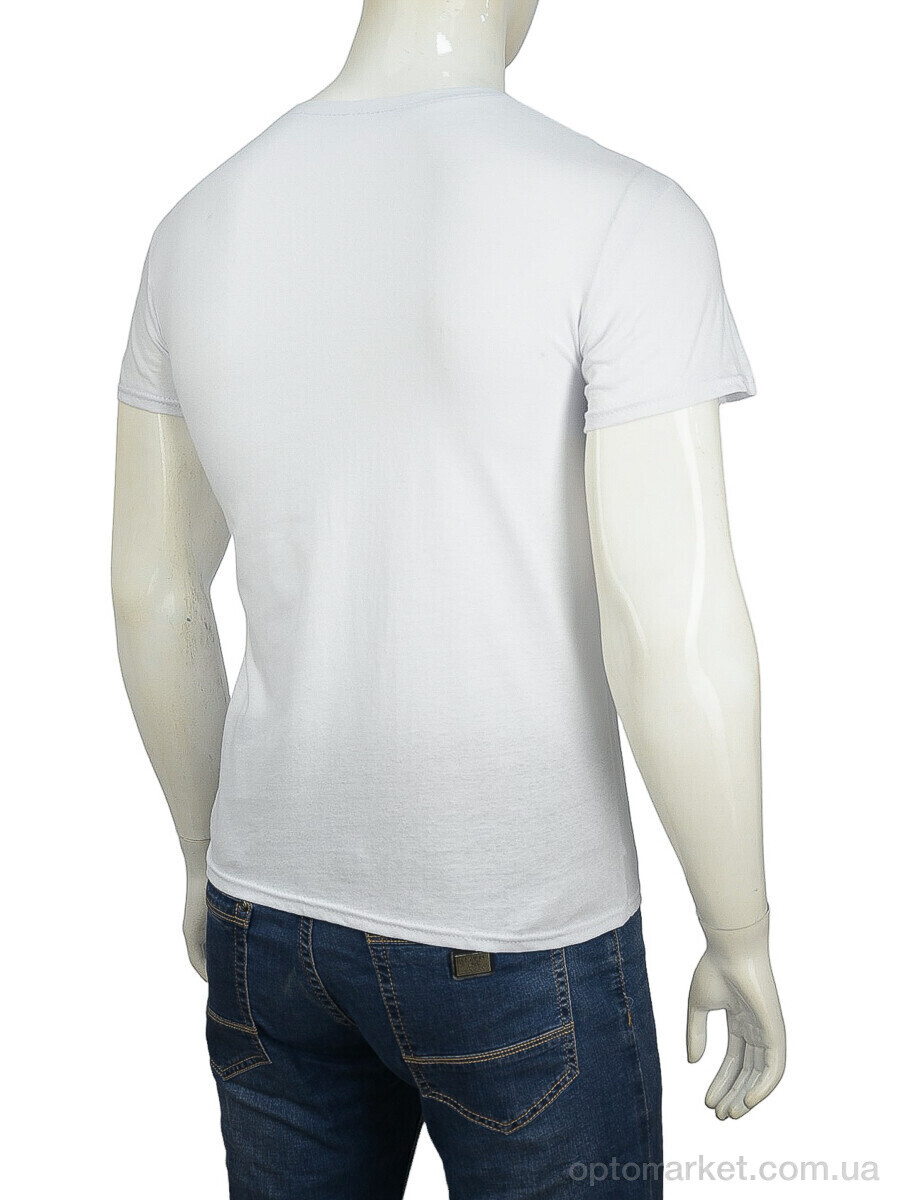 Купить Футболка чоловічі Футболка Х/Б 004-3 white Banko білий, фото 2