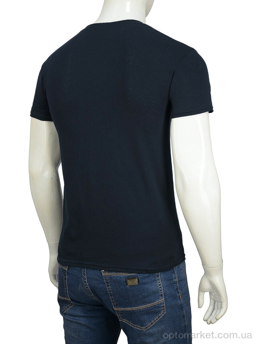 Купить Футболка чоловічі Футболка Х/Б 004-4 navy Banko синій, фото 2
