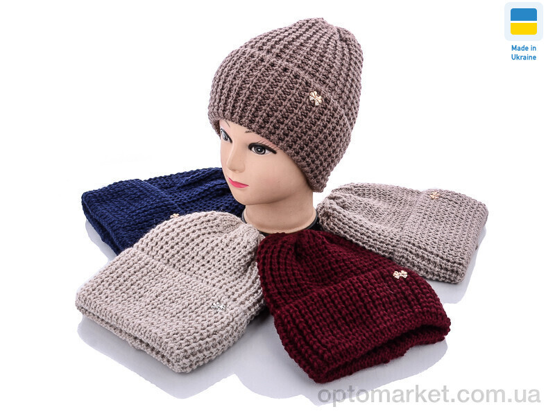 Купить Шапка жіночі FW001-2 на флісі mix Angelica мікс, фото 1