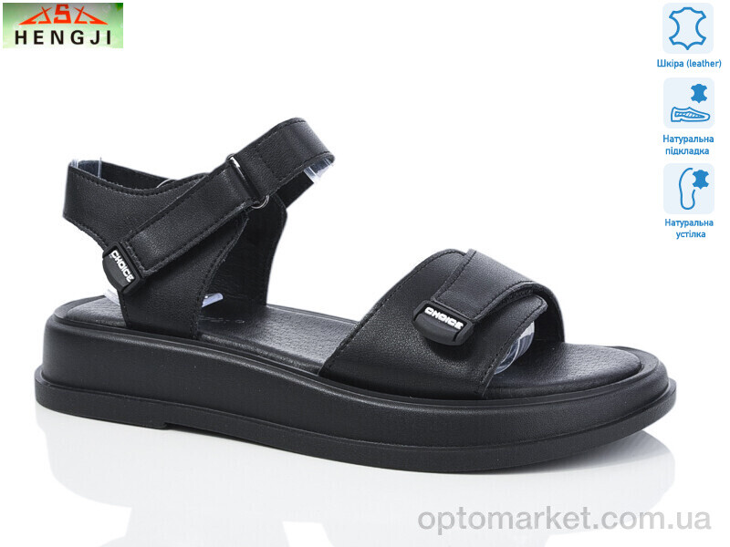 Купить Босоніжки жіночі G08-1 Hengji чорний, фото 1