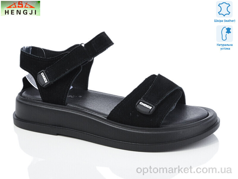 Купить Босоніжки жіночі G08-5 Hengji чорний, фото 1