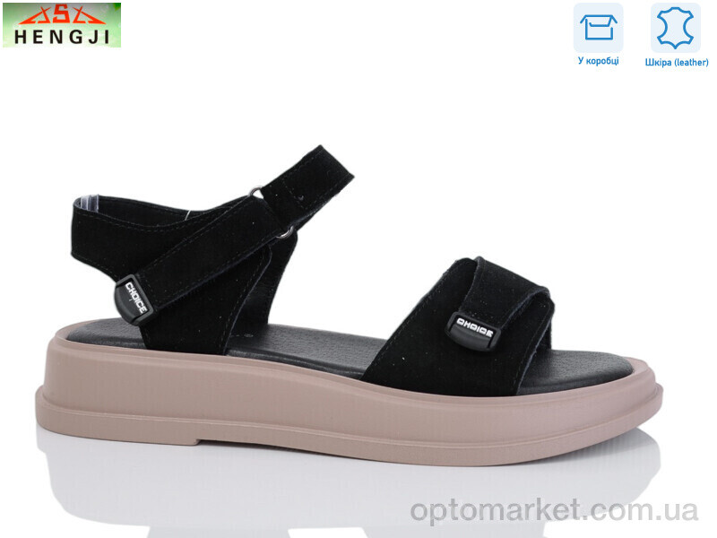 Купить Босоніжки жіночі G08-6 Hengji чорний, фото 1