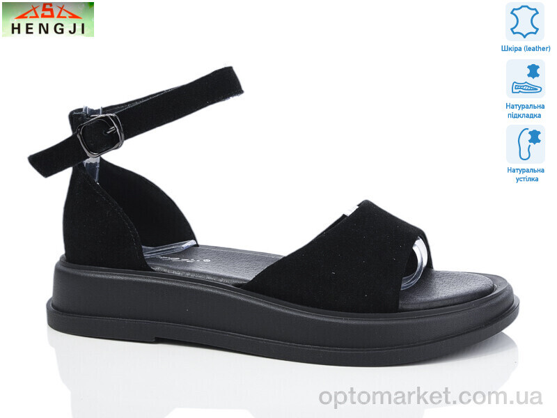 Купить Босоніжки жіночі G09-5 Hengji чорний, фото 1